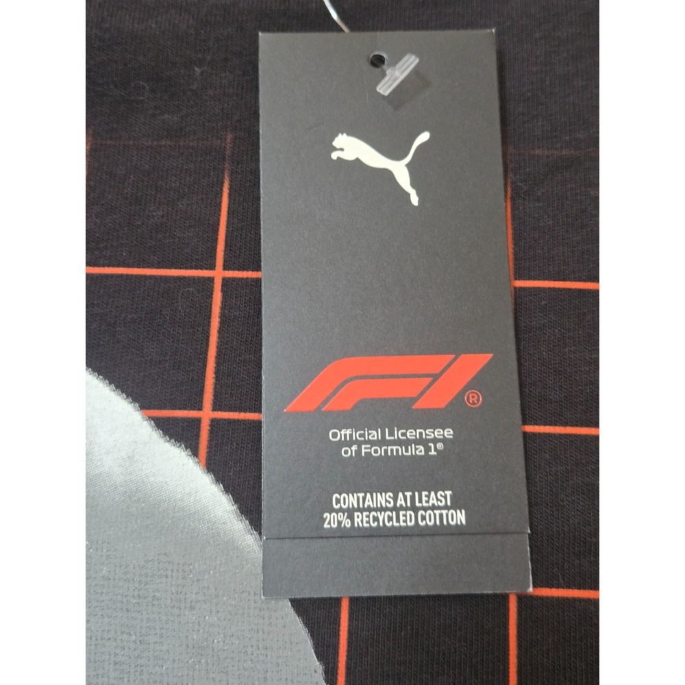 Puma‎ F1 Driver Tee Men's M Black NWT - Picture 8 of 9